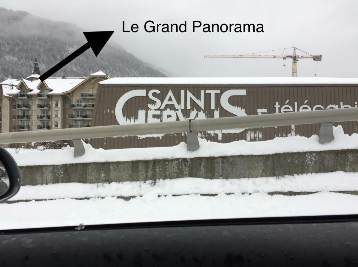Apartamento Le Grand Panorama 5 Etage Balcon Vue Sur La Montagne Saint-Gervais-les-Bains Exterior foto